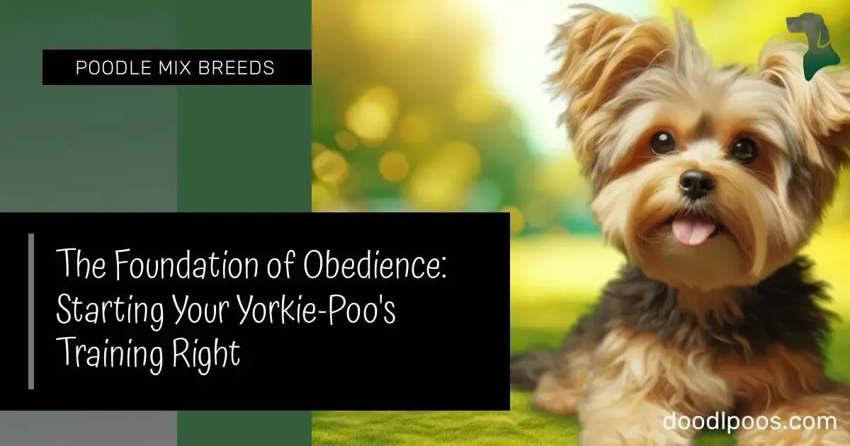 The Foundation of Obedience Starting Your YorkiePoo's Training Right