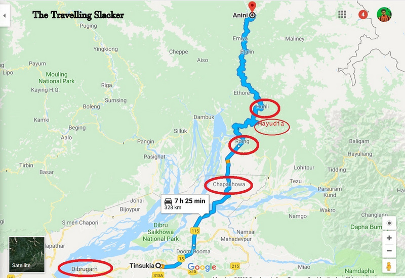 Roing Arunachal Pradesh Map AniniMayodiaRoing Quick Travel Guide The Travelling Slacker