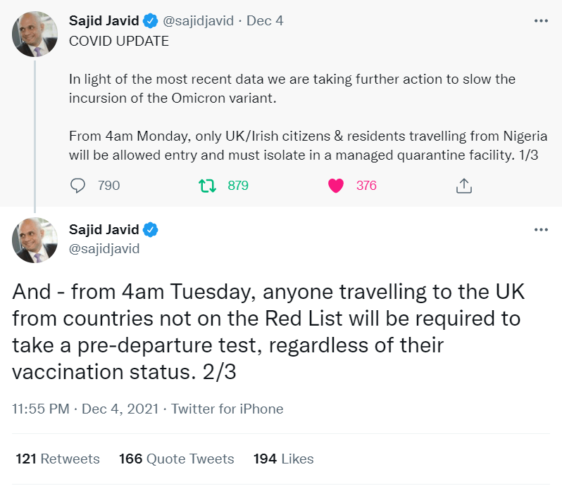 Traveling To US Or UK? Must Check The New Covid19 Testing Rules For