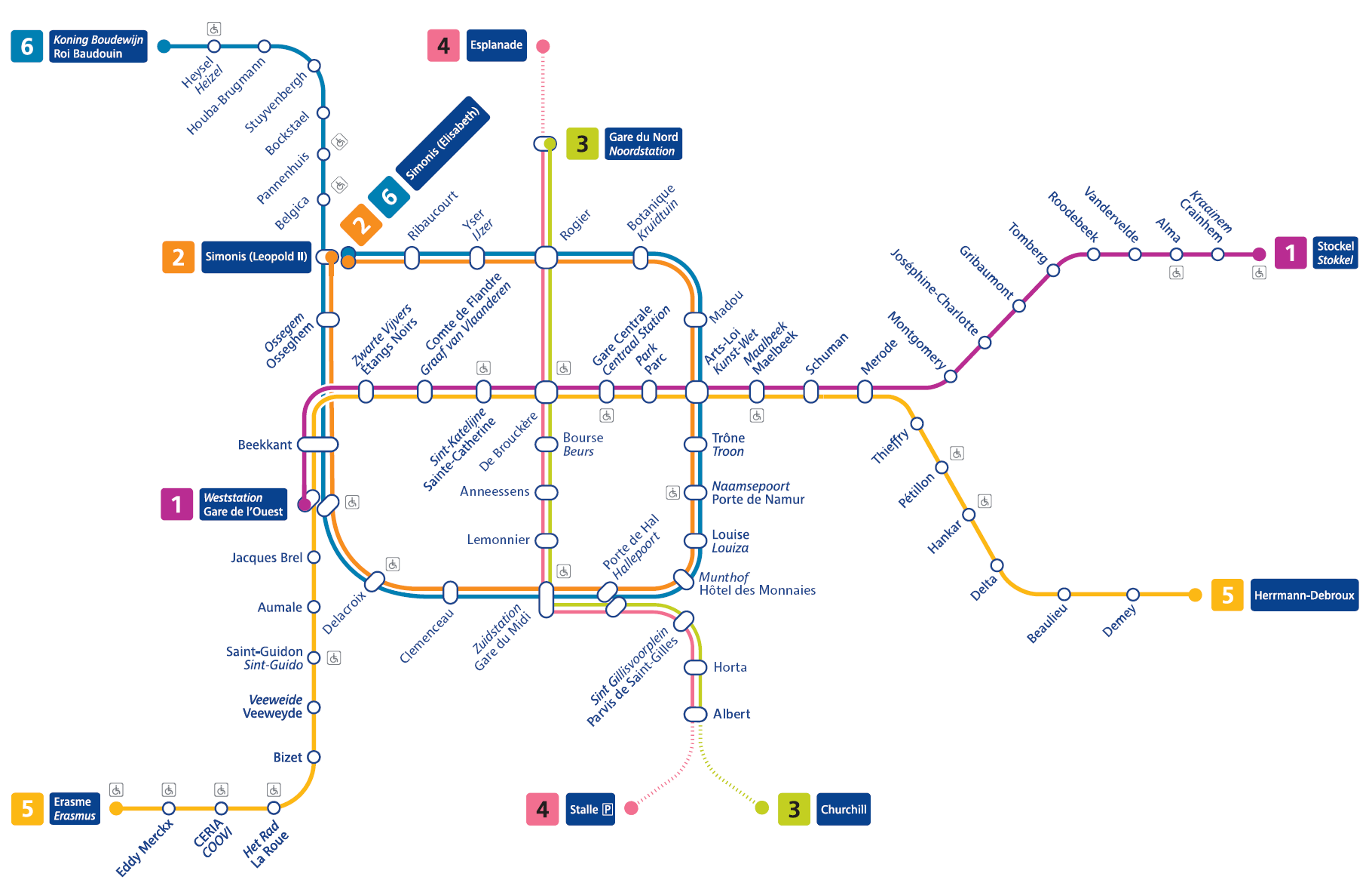 Brussels Metro Map Pdf Brussels Subway Map