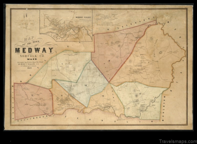 Medway, Massachusetts A Town Map
