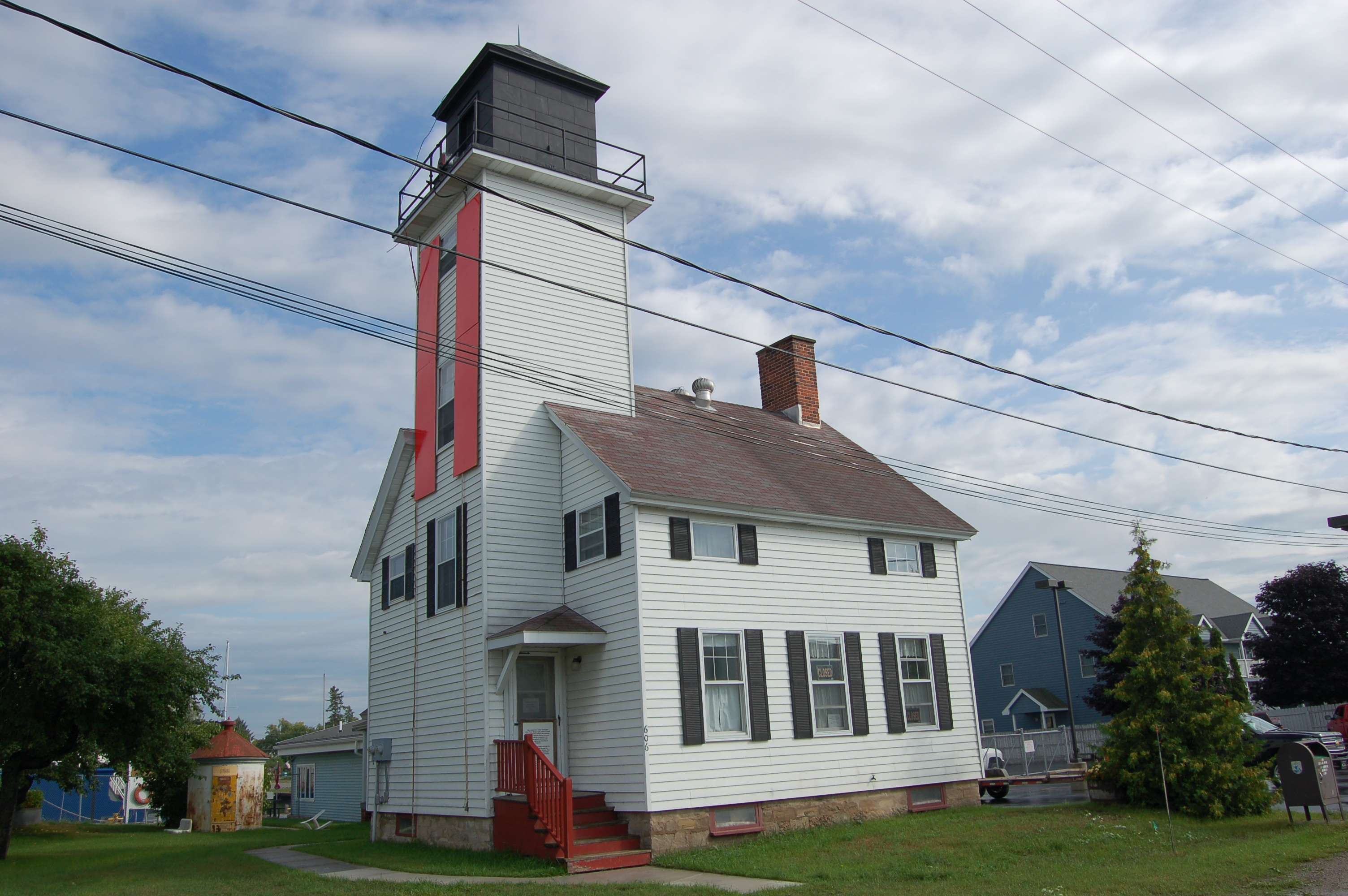 Cheboygan River Range Light, Lake Huron Travel the Mitten