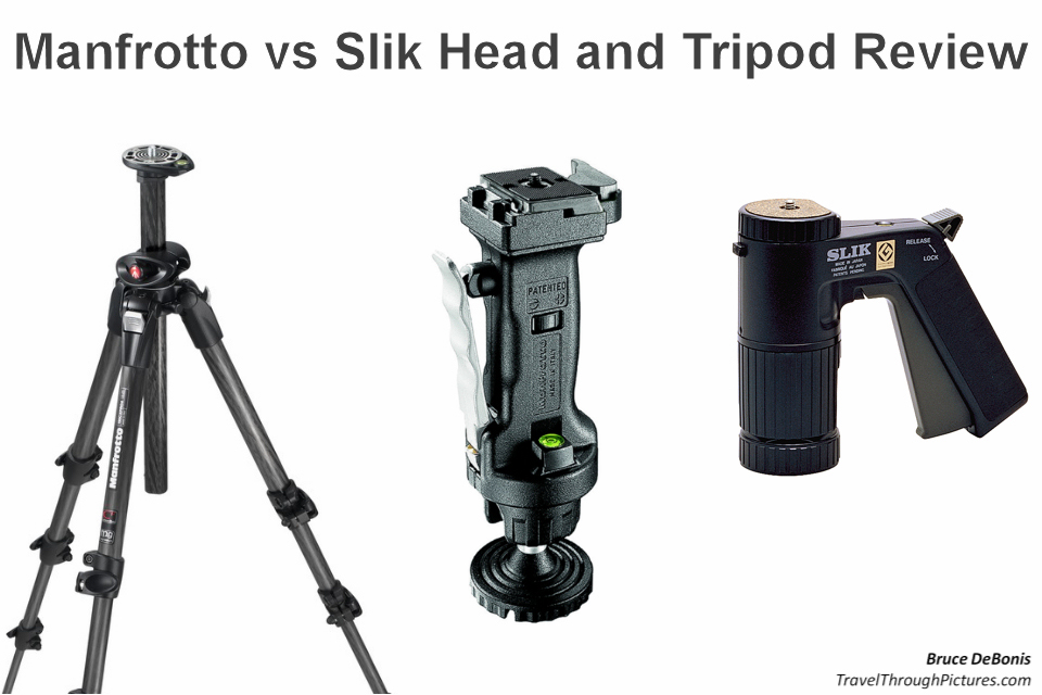 Manfrotto vs SLIK Heads & 190CXPRO4 Tripod Review Travel Through
