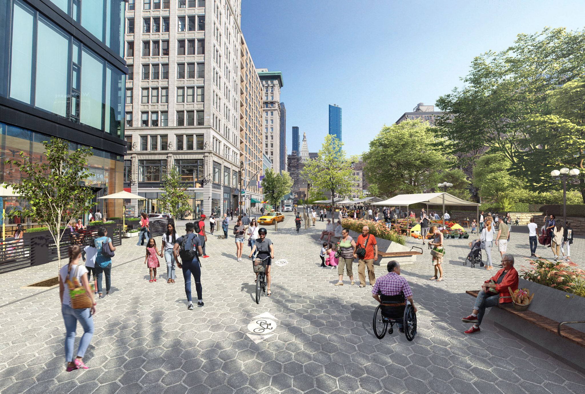 New York City’s Union Square to receive 100 million pedestrianised