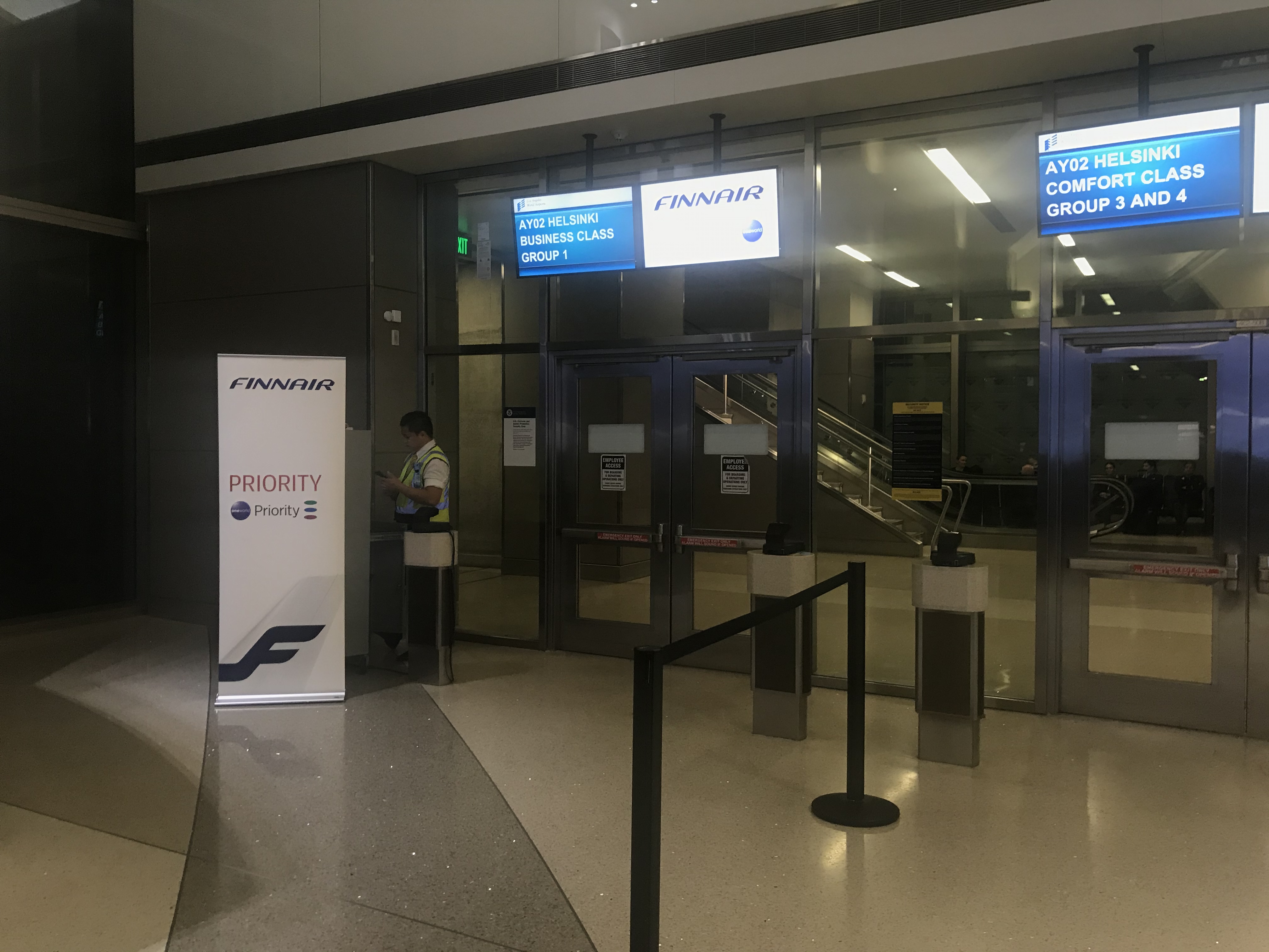 Finnair Lax Terminal Arrival
