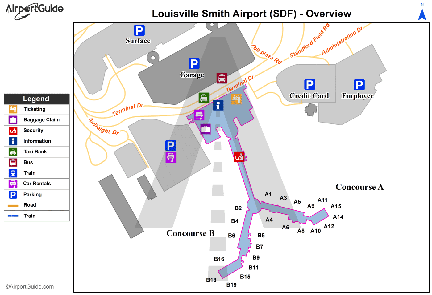 Louisville International Airport Map Draw A Topographic Map