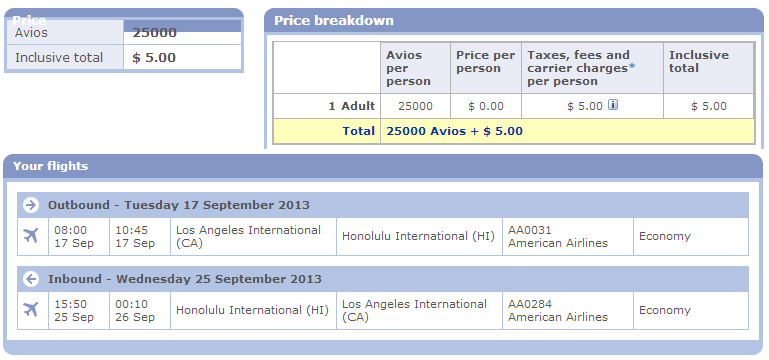 2 Round Trips Tickets from Los Angeles to Hawaii for 105