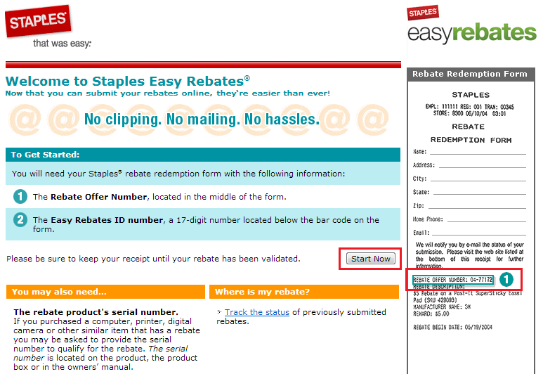 Staples Easy Rebates StepbyStep Guide Travel with Grant