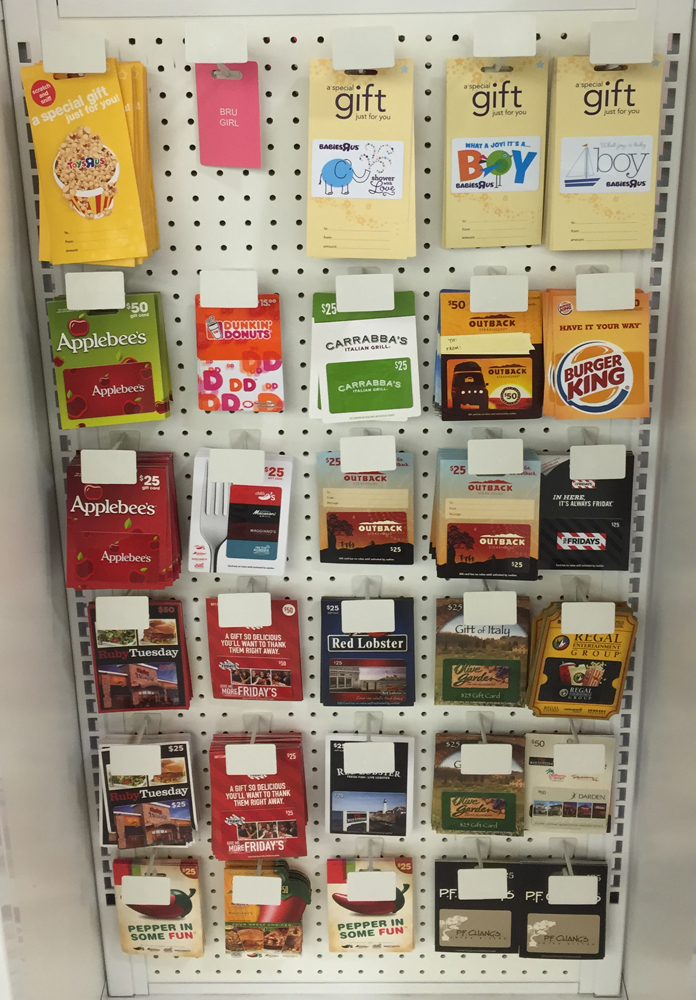 Random News Toys R Us and Babies R Us Sells Many Different Gift Cards, ChickFilA 2015