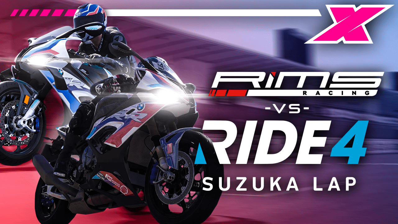 WATCH RiMS Racing vs Ride 4, Suzuka Gameplay Comparison Traxion