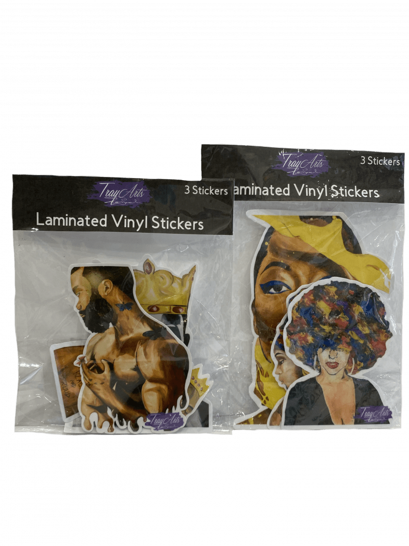 LAMINATED VINYL STICKERS TRAY ARTS