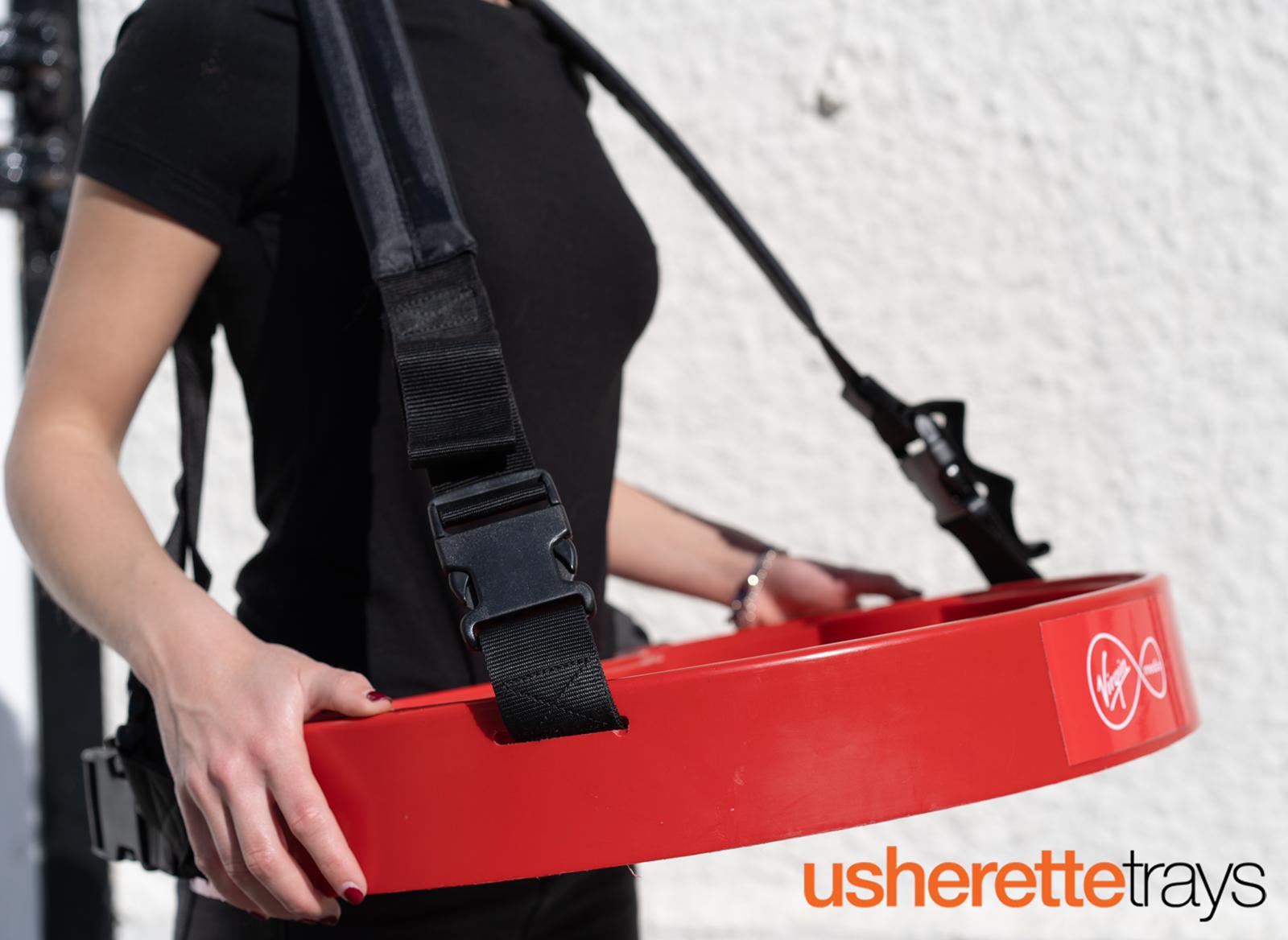 OntheGo Sales Success How Usherette Trays with Shoulder Straps Drive Mobile Selling