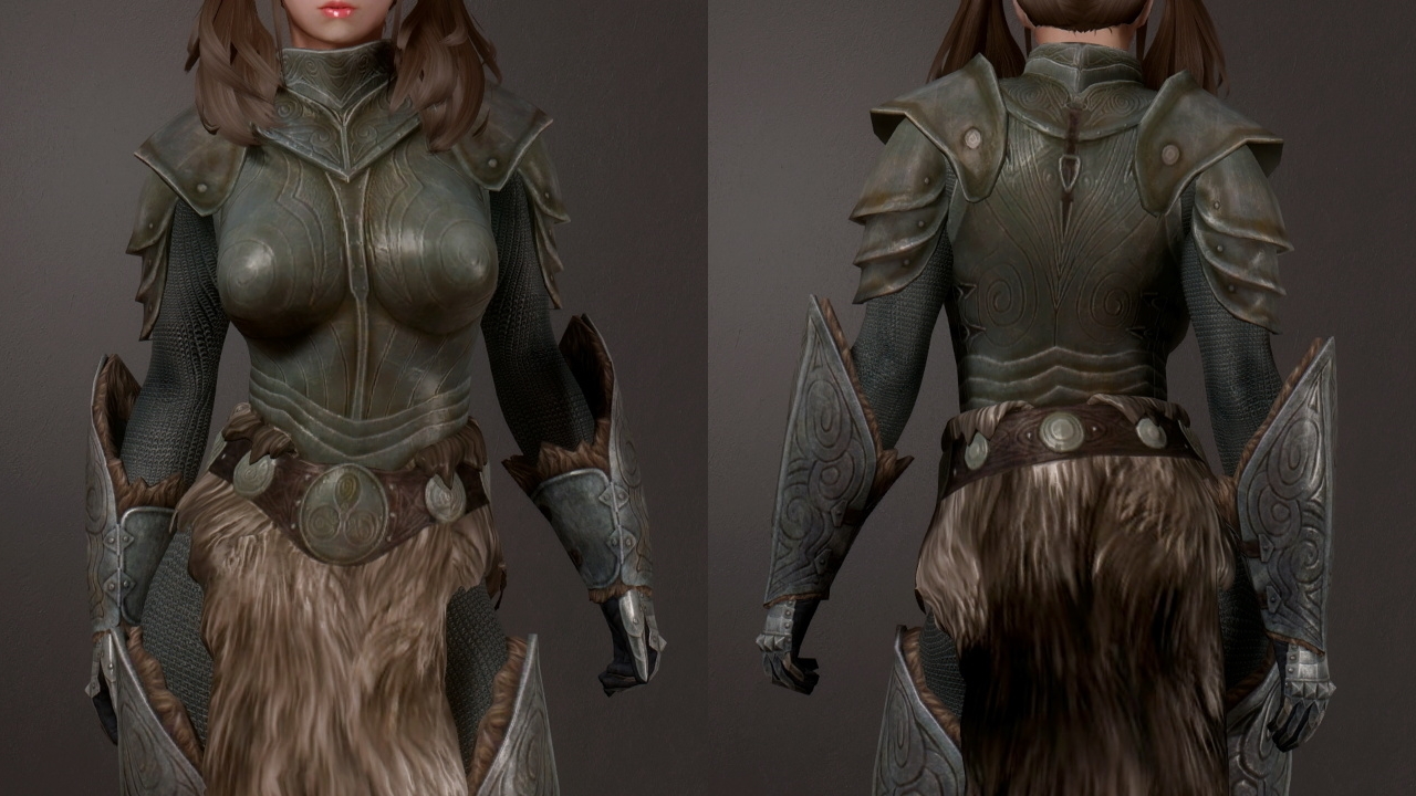 【Skyrim】Sleek Steel Plate A Nordic Plate Replacer TREMAGA