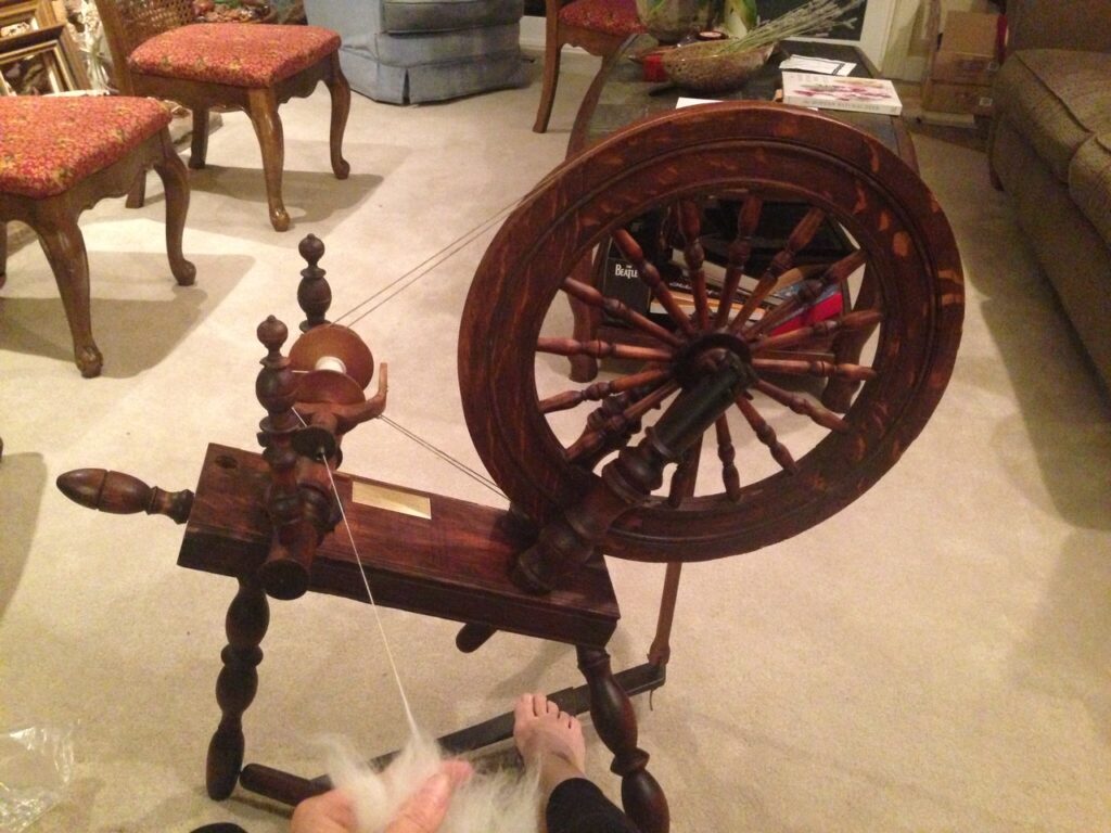 Wheels and Spindles Treadles to Threads