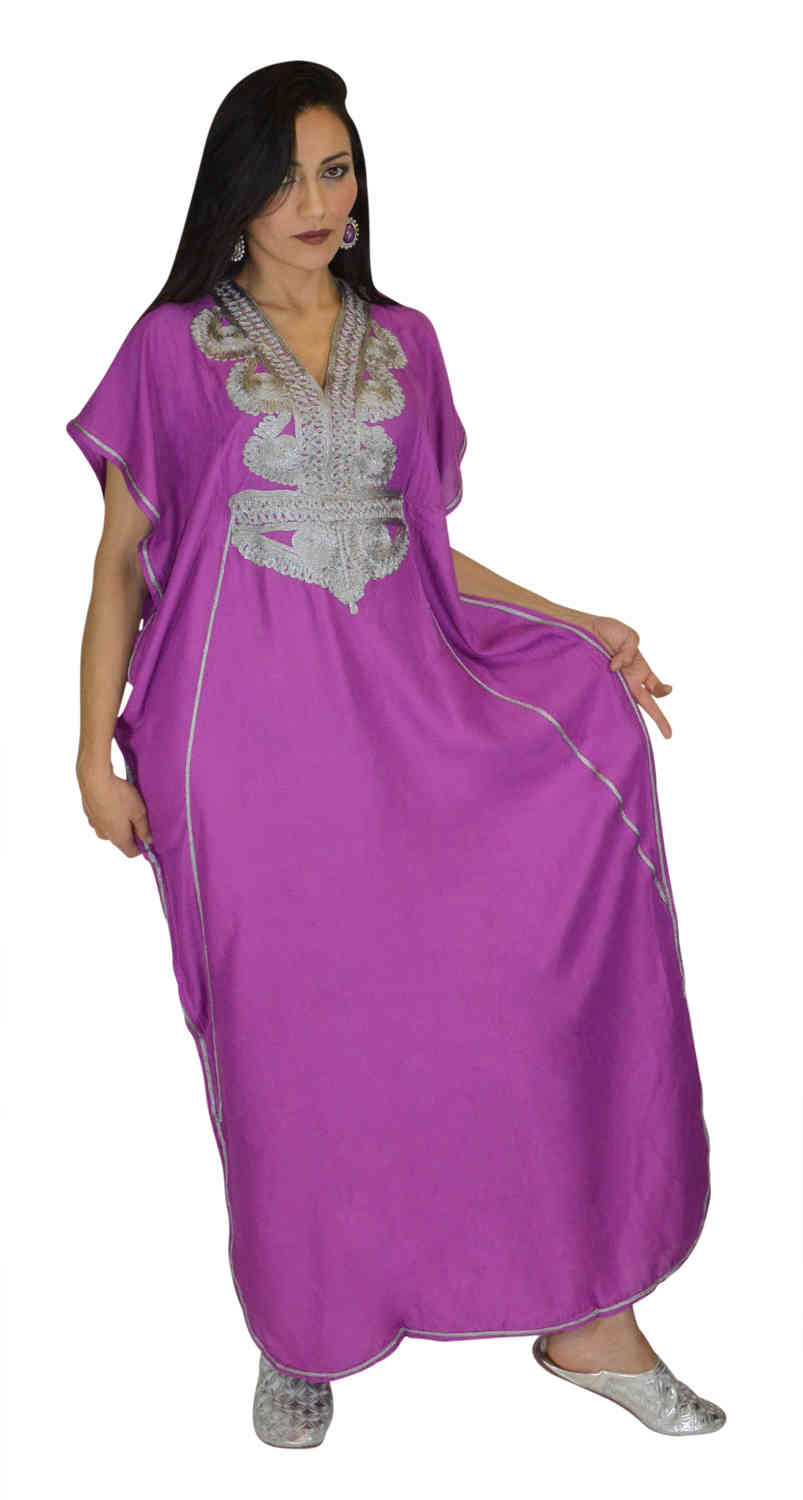 Maria Caftan Purple Treasure of Morocco