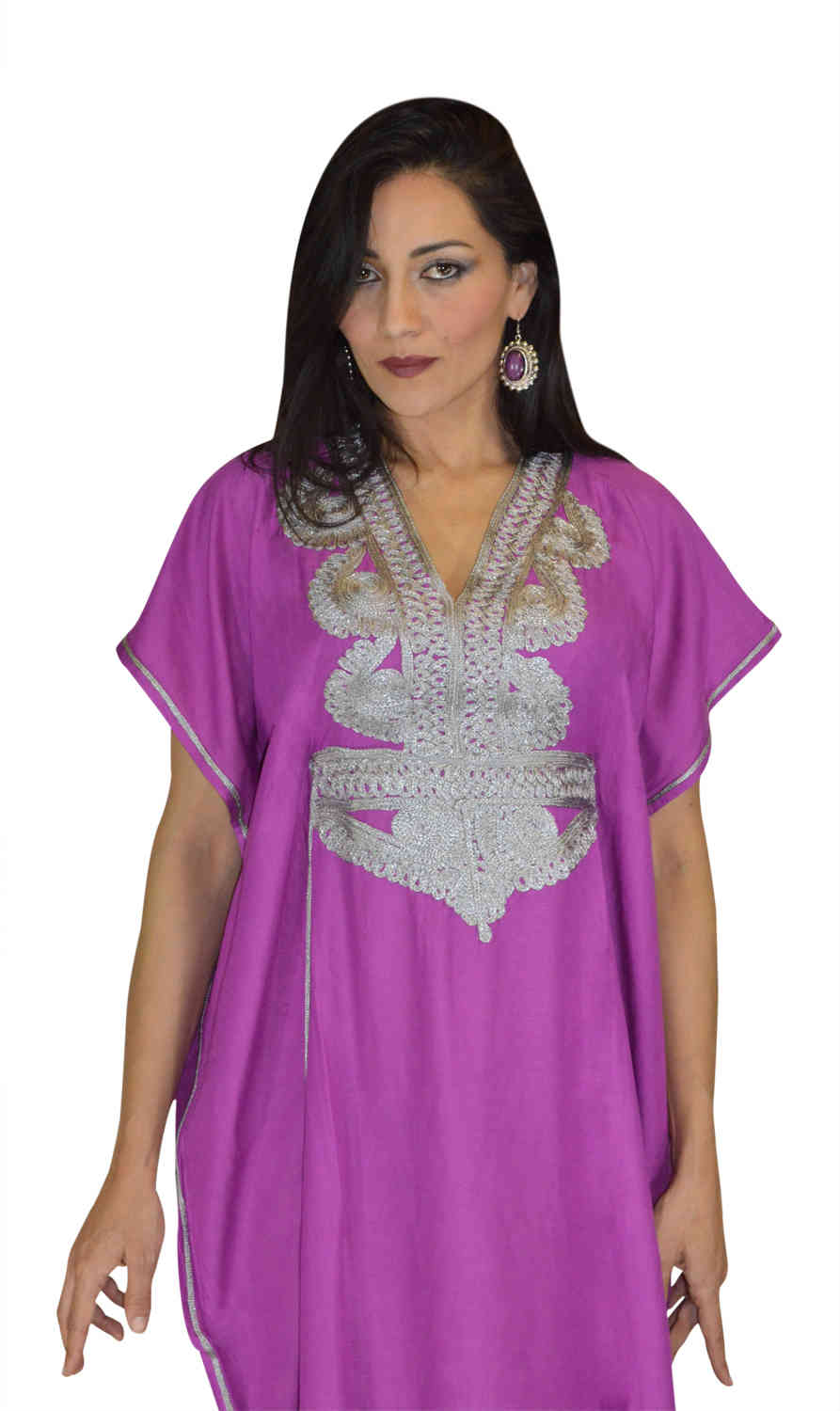 Maria Caftan Purple Treasure of Morocco