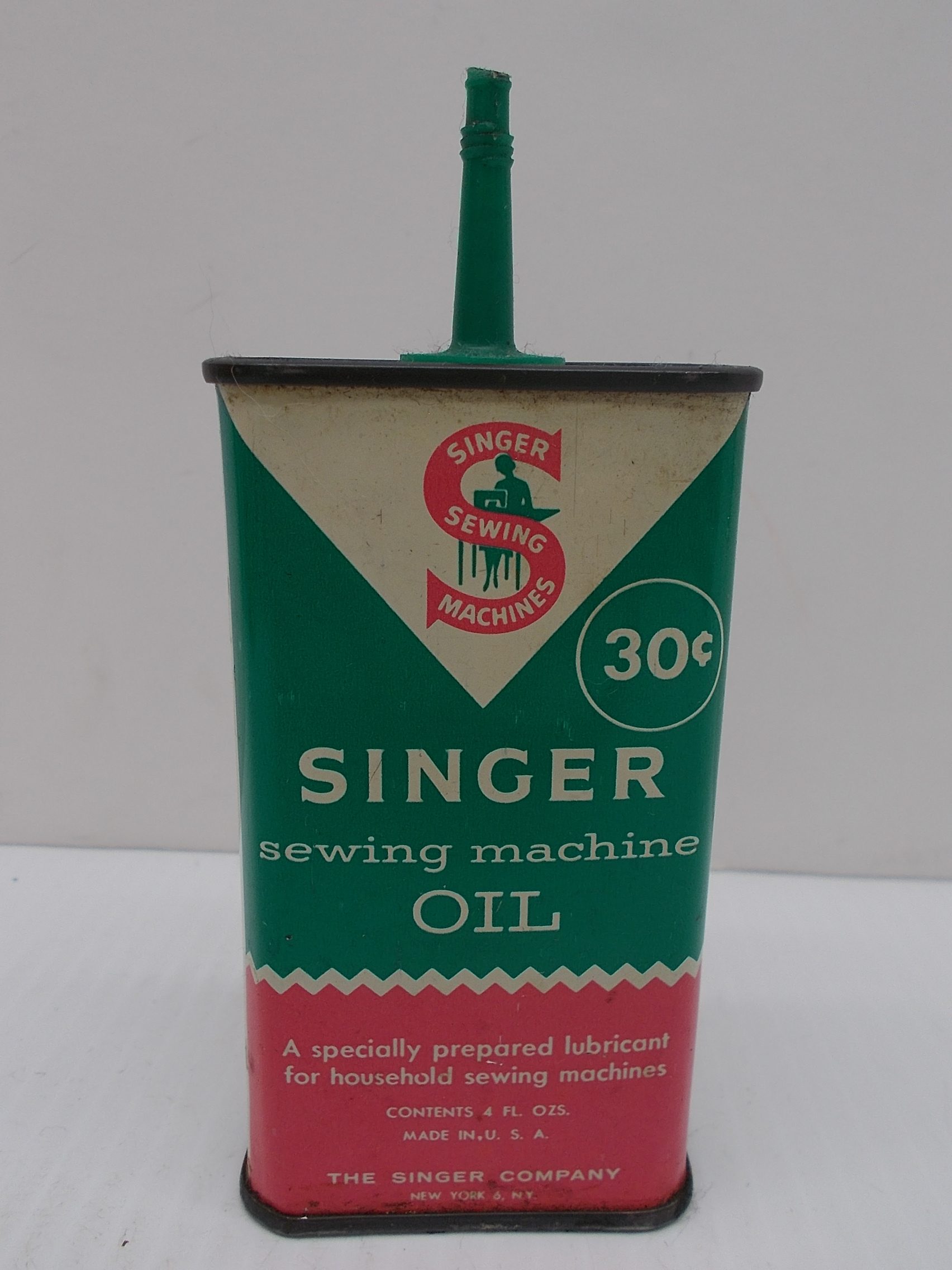 Advertisements Collectibles Singer Sewing Machine Oil Tin