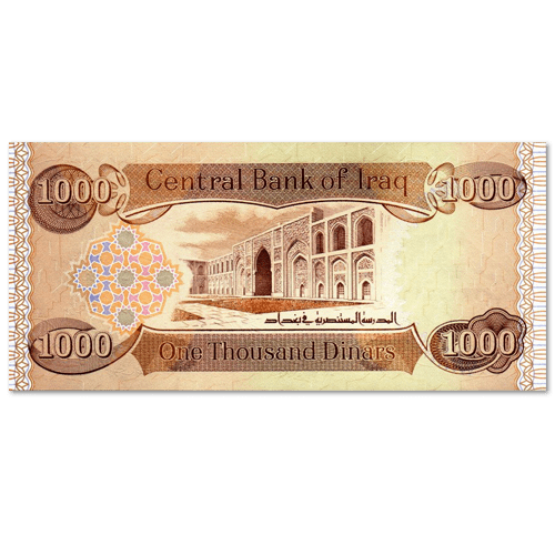 100,000 Iraqi Dinar (100 of the 1,000 Denomination Notes) Treasury Vault
