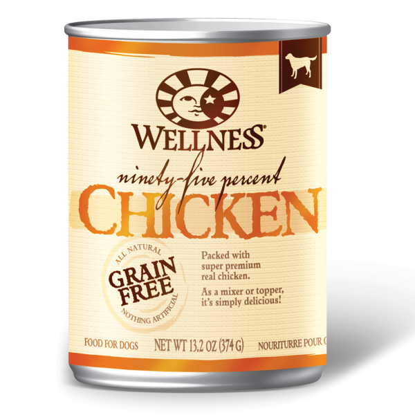 Wellness 95 Meat Canned Dog Food Chicken Treats Unleashed