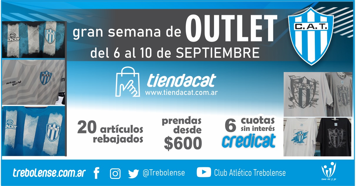 TODA LA SEMANA !!! Gran Outlet en Tienda CAT Club Atlético