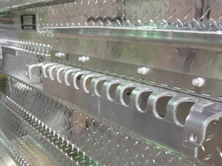 Enclosed Headache Rack For SemiTruck Trebor Manufacturing