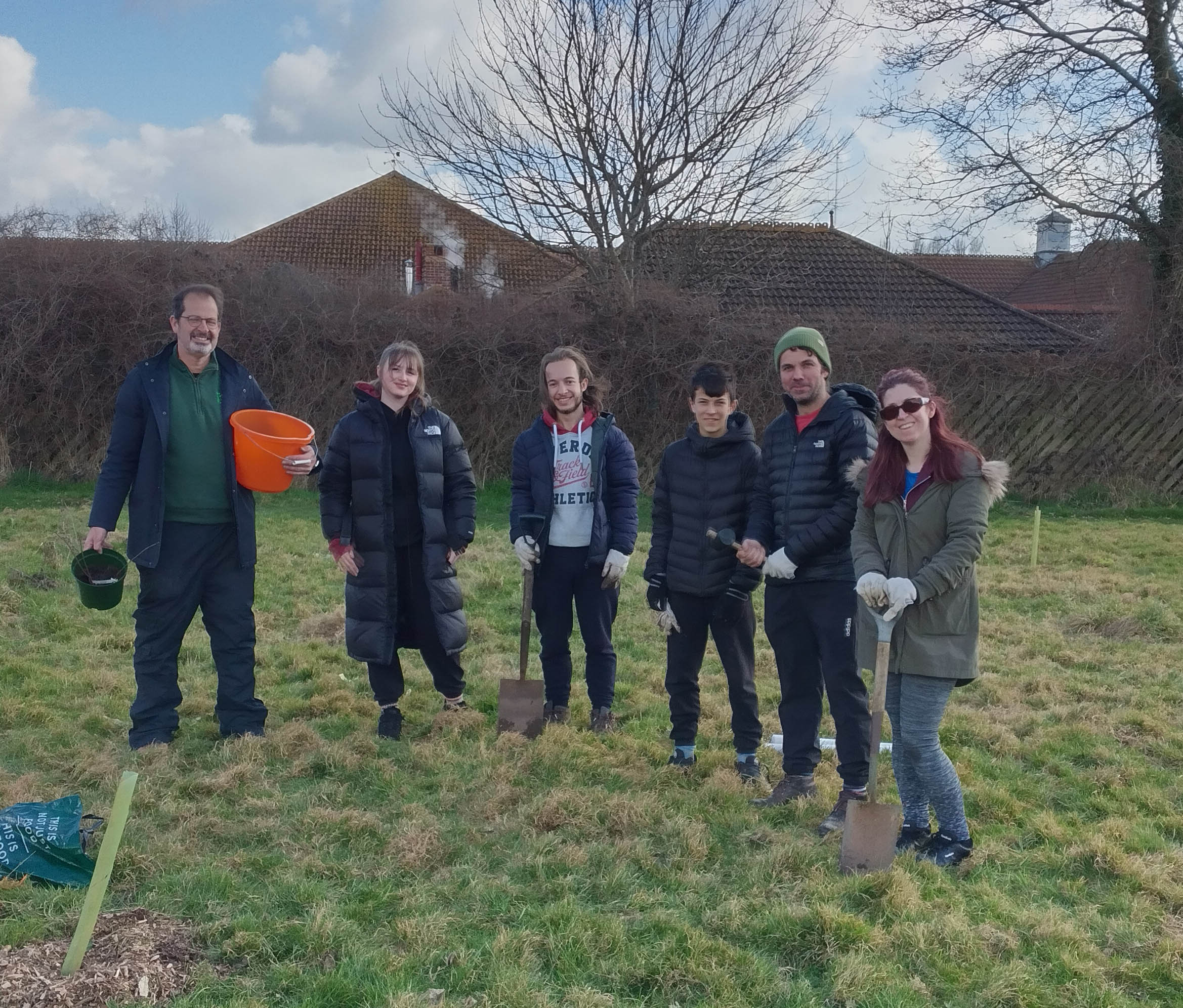 New sites for tree planting given to TreeAction volunteers by Adur