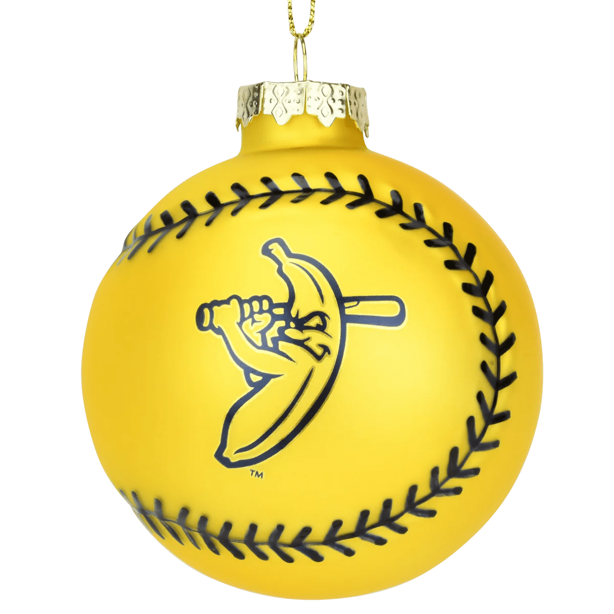 Tree Buddees x Savannah Bananas Yellow Banana Ball Baseball Shaped Gla