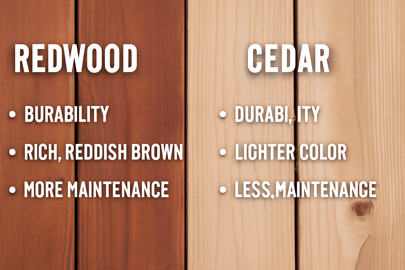 Redwood vs Cedar Which Wood is Best for Your Project?