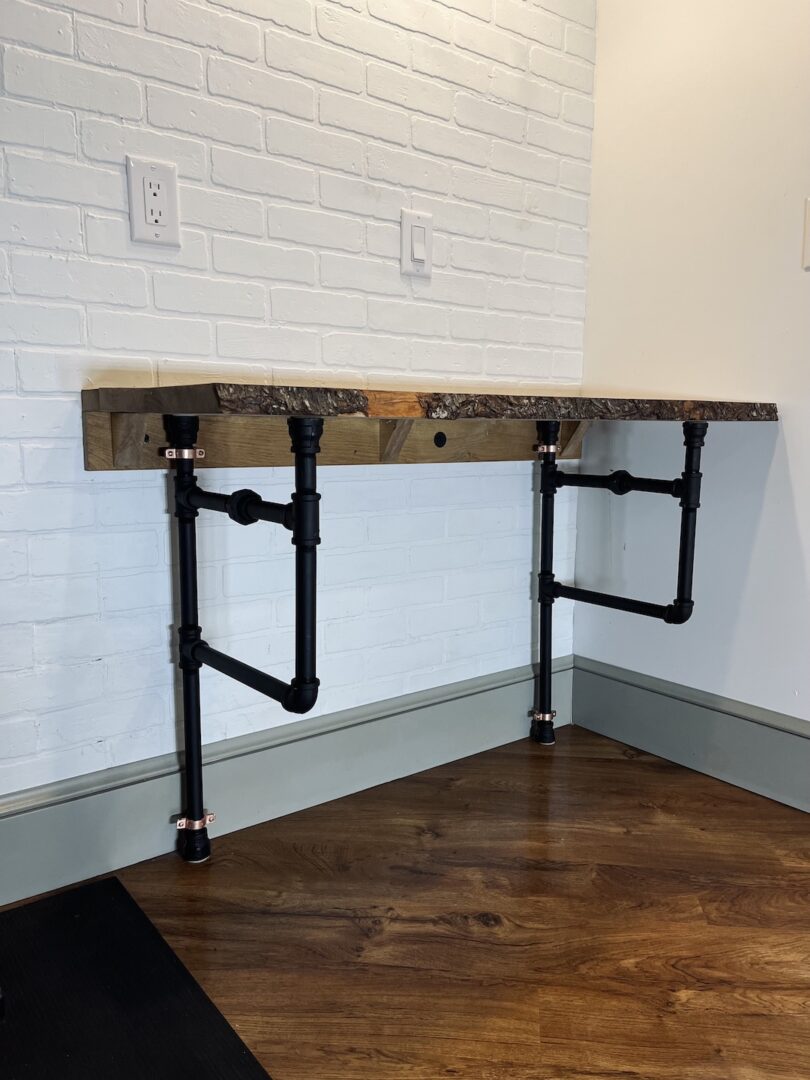 How to Make a DIY Folding Wall Desk » Tree Farm Design Co.