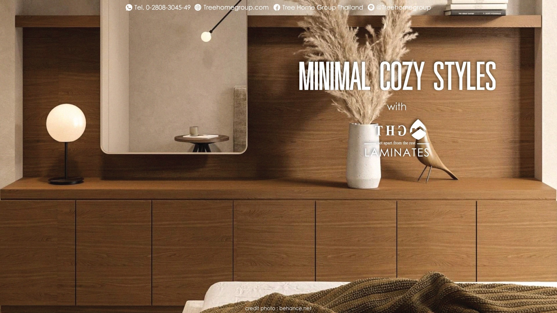 MINIMAL COZY STYLES WITH LAMINATES