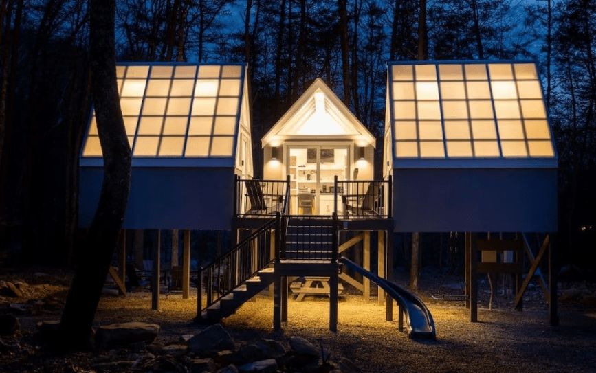 Family Holiday Treehouse Rentals in West Virginia Treehouse Serenity