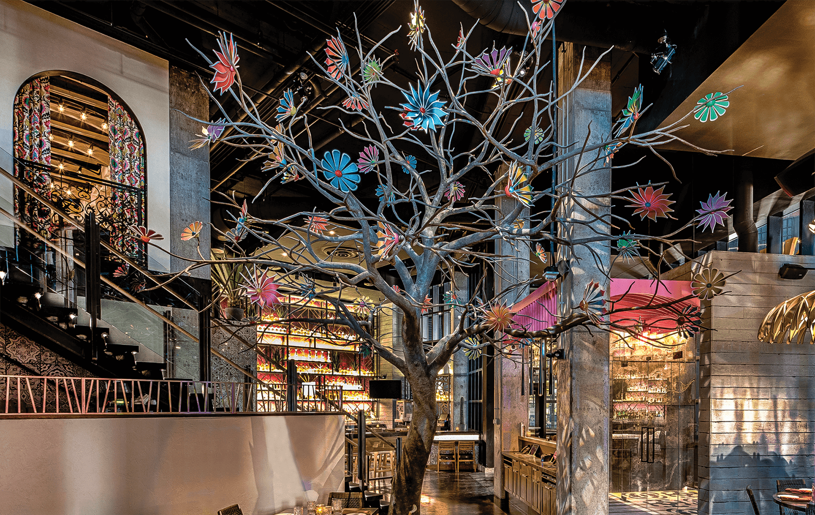 Custom Fantasy Tree for Mexican Restaurant TreeScapes & PlantWorks
