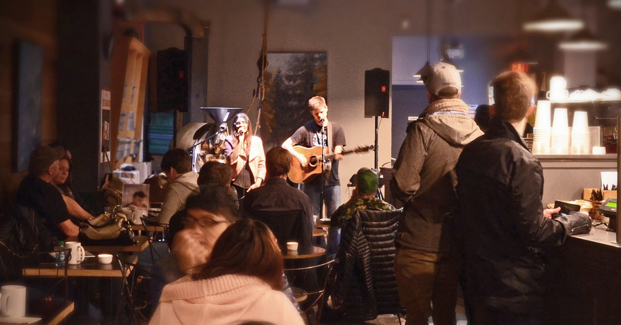 Vancouver Open Mic Night Trees Organic Coffee & Roasting House