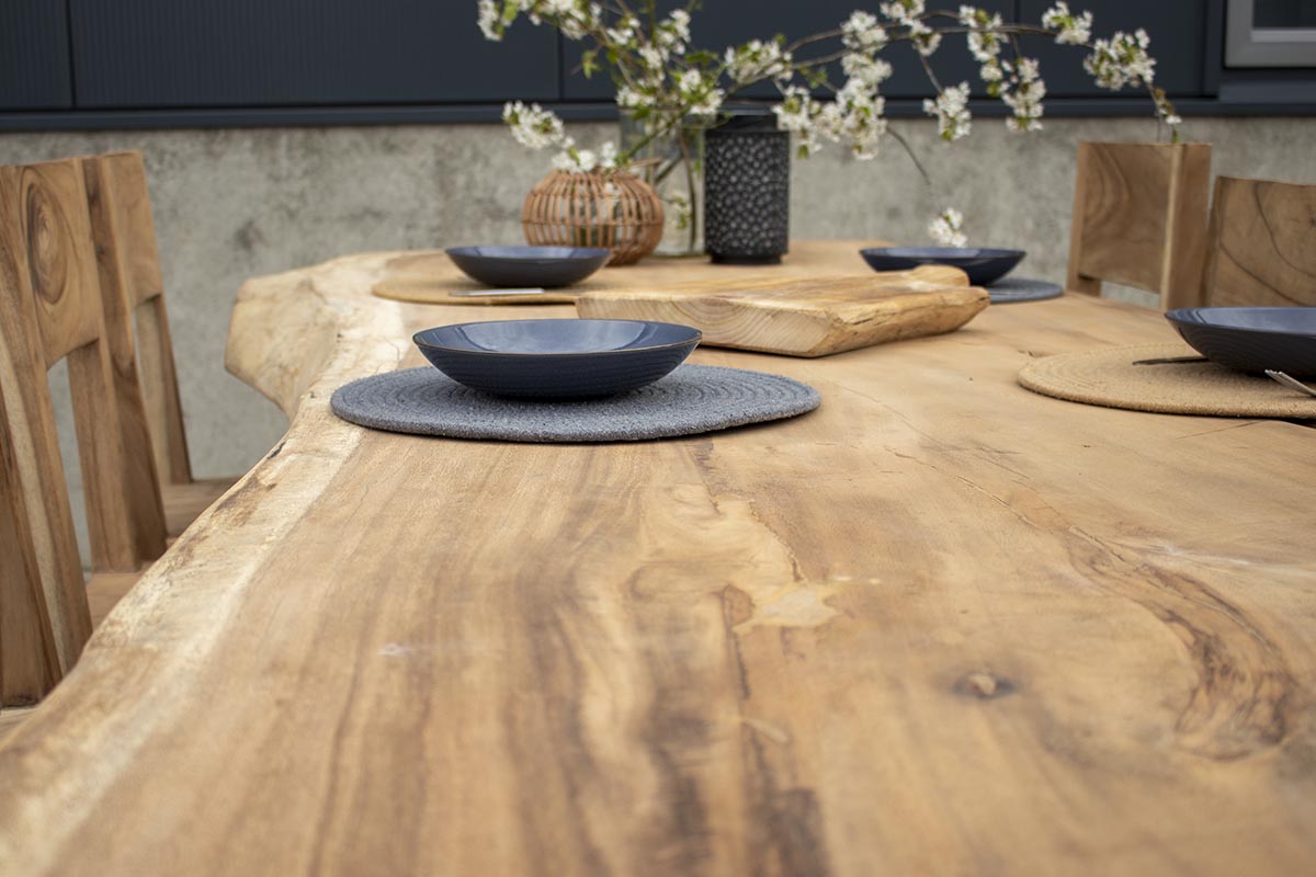 Boomstamtafel voor buiten Tafels vanaf €195, Treetop Tables