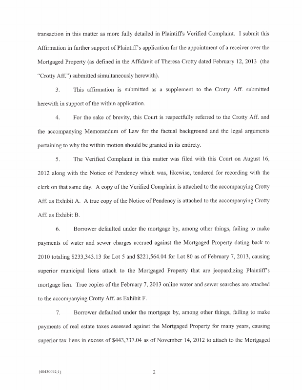 Document for Peny & Co. v. Food First Housing Development Fund Company