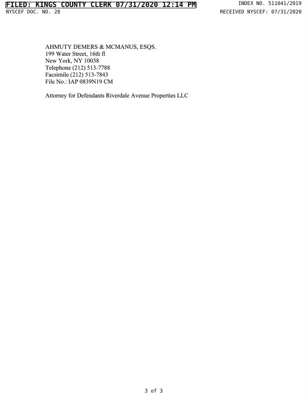 Document for Sharess Scott v. Hpeny Housing Development Fund Company