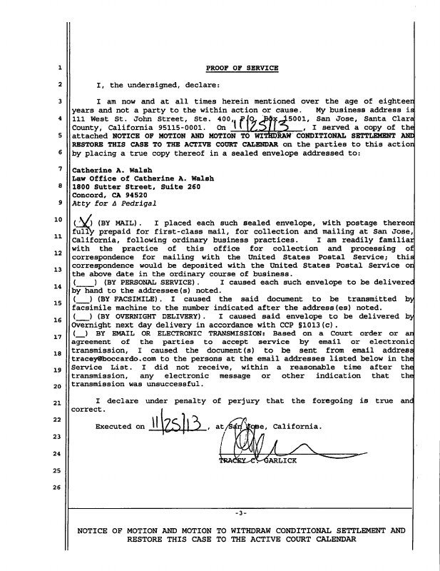 NOTICE OF MOTION AND MOTION TO WITHDRAW CONDITIONAL SETTLEMENT AND