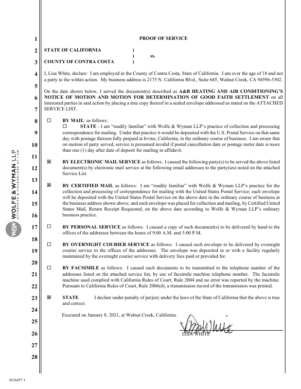 Document for MARK DUBOVOY vs. CREATIVE HABITAT, INC., A CALIFORNIA CORPORATION, et al Trellis
