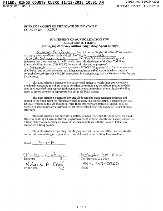 Document for The Bank Of New York Mellon Fka The Bank Of New York, As