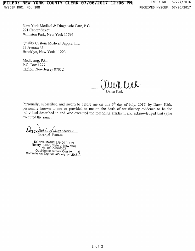 Document for Nationwide Affinity Insurance Company Of America v. Samuel