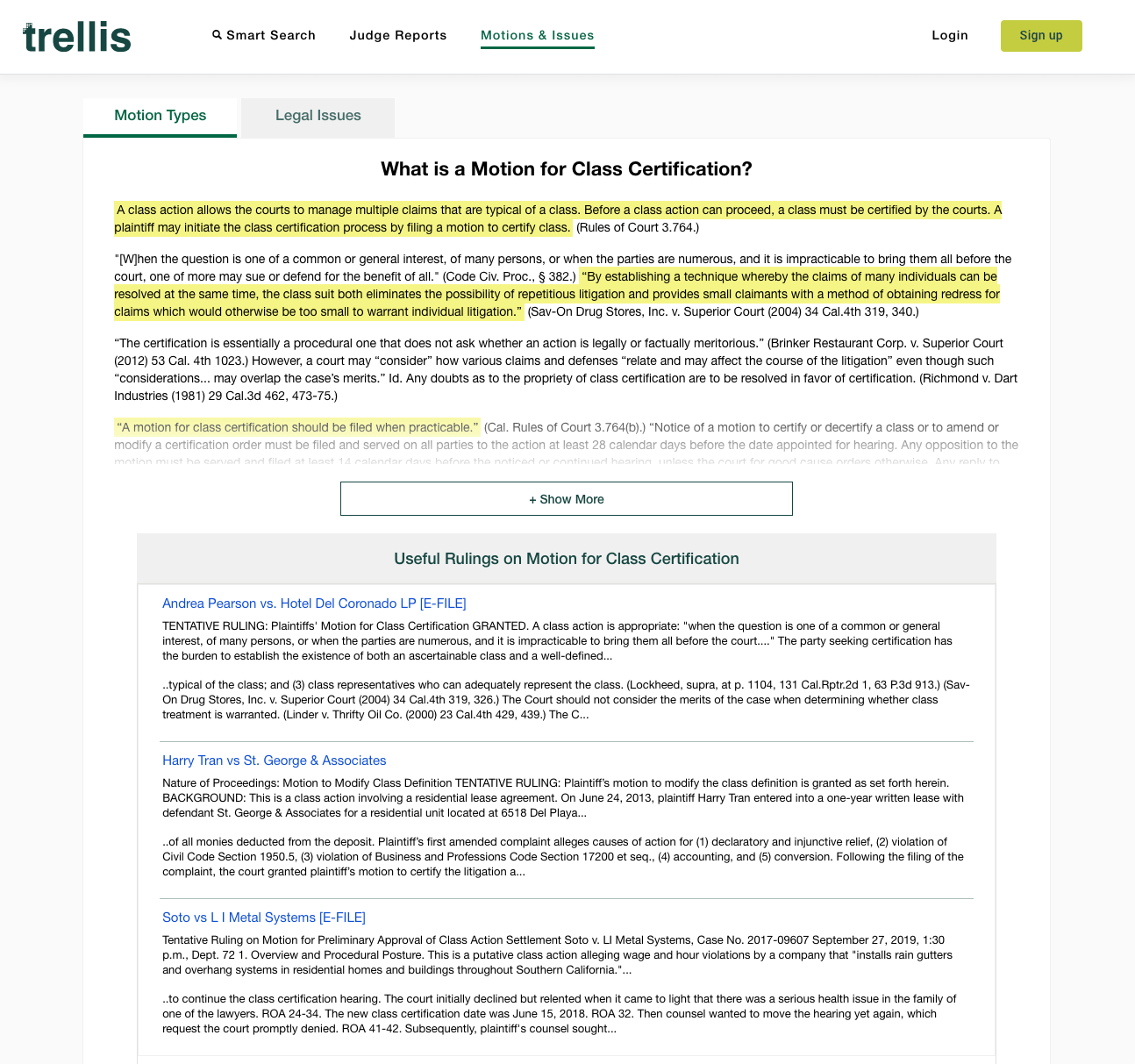 State Trial Court Case Search & Judge Analytics Platform Trellis.Law
