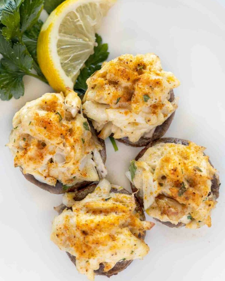 Crab Stuffed Mushrooms Recipe TremBom