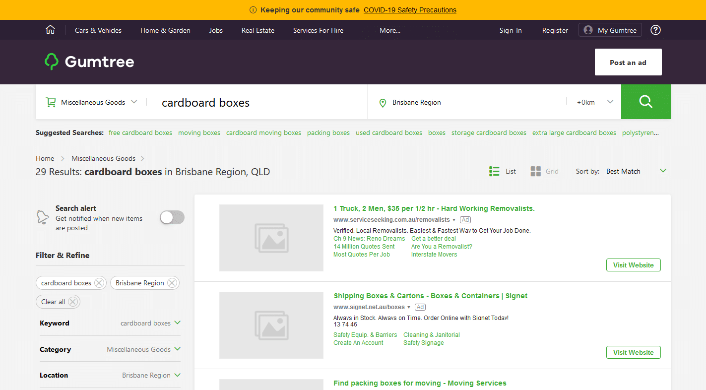 Where You Can Find Cardboard Boxes To Move (1 Free Cardboard boxes