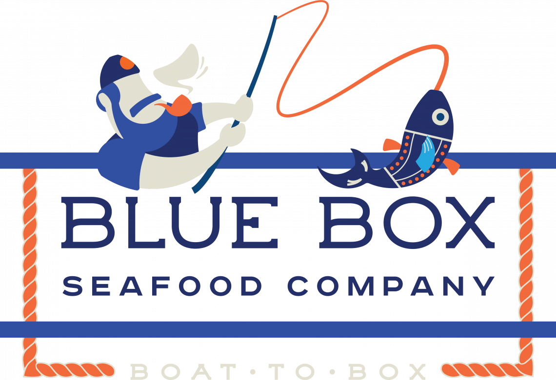 Blue Box Seafood Company Restaurant and F&B Branding