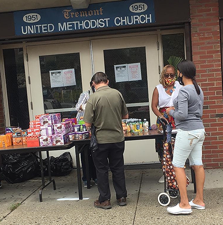 Covid19 Response Feeding Ministry Tremont UMC Bronx