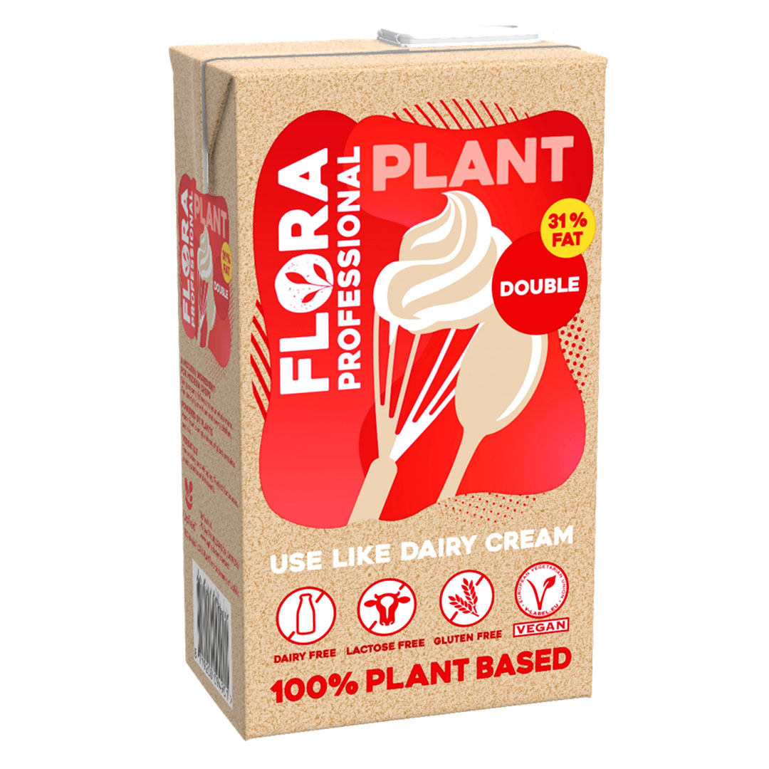 Crema Vegana Multiproposito Flora, 1 Litro, Marca Flora Profesional