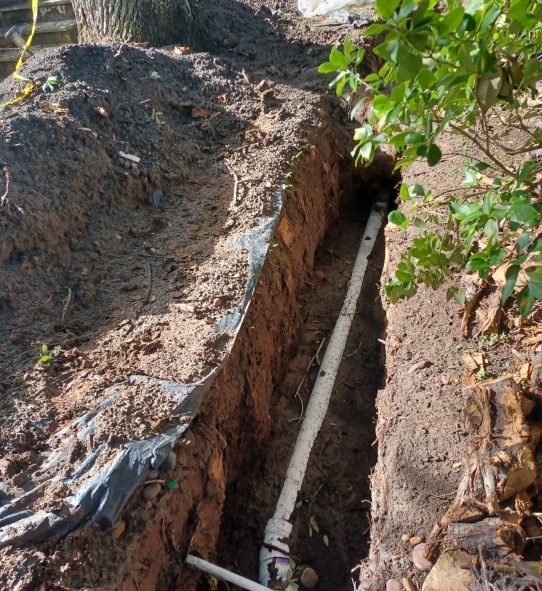 Tunnel & Trench Under House Slab Plumbing Sewer Leak Repairs
