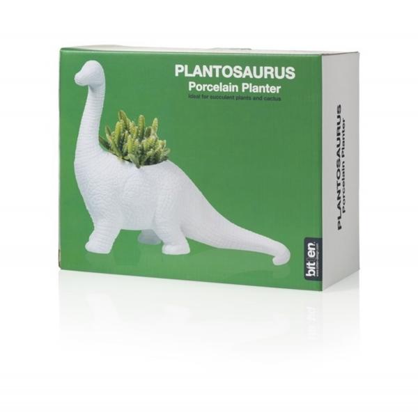 Plantosaurus Dino Blumentopf aus Porzellan bei trendaffe.de