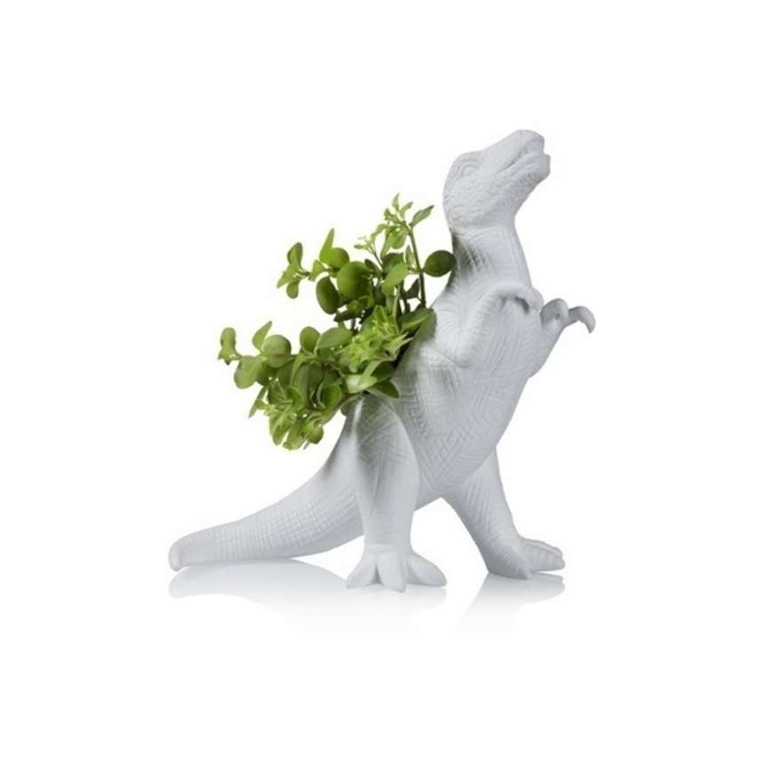 Plantosaurus Rex Dino Blumentopf aus Porzellan bei trendaffe.de