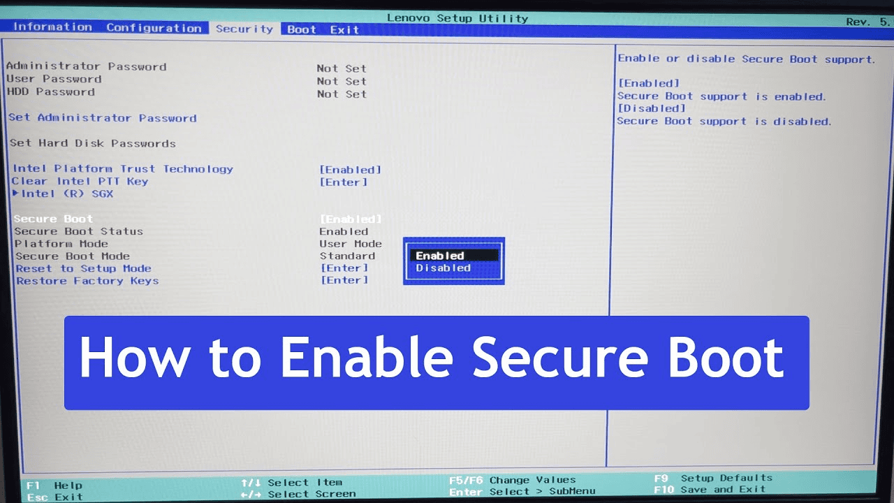 How To Enable Secure Boot In Asus Bios | mobiruce